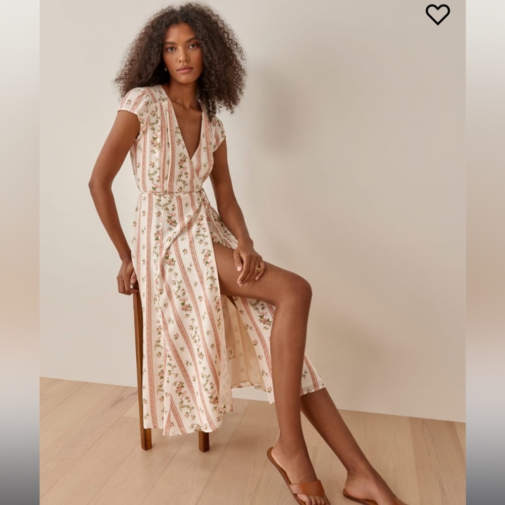 Reformation Carina Wrap Dress